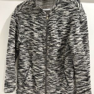 Dex zippered cardigan